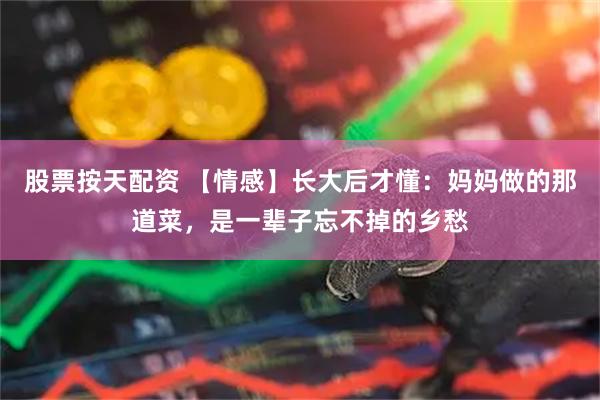 股票按天配资 【情感】长大后才懂：妈妈做的那道菜，是一辈子忘不掉的乡愁